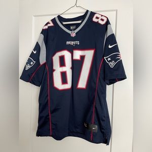 Rob Gronkowski New England Patriots Home Jersey NFL Nike Size Large Mens Men’s